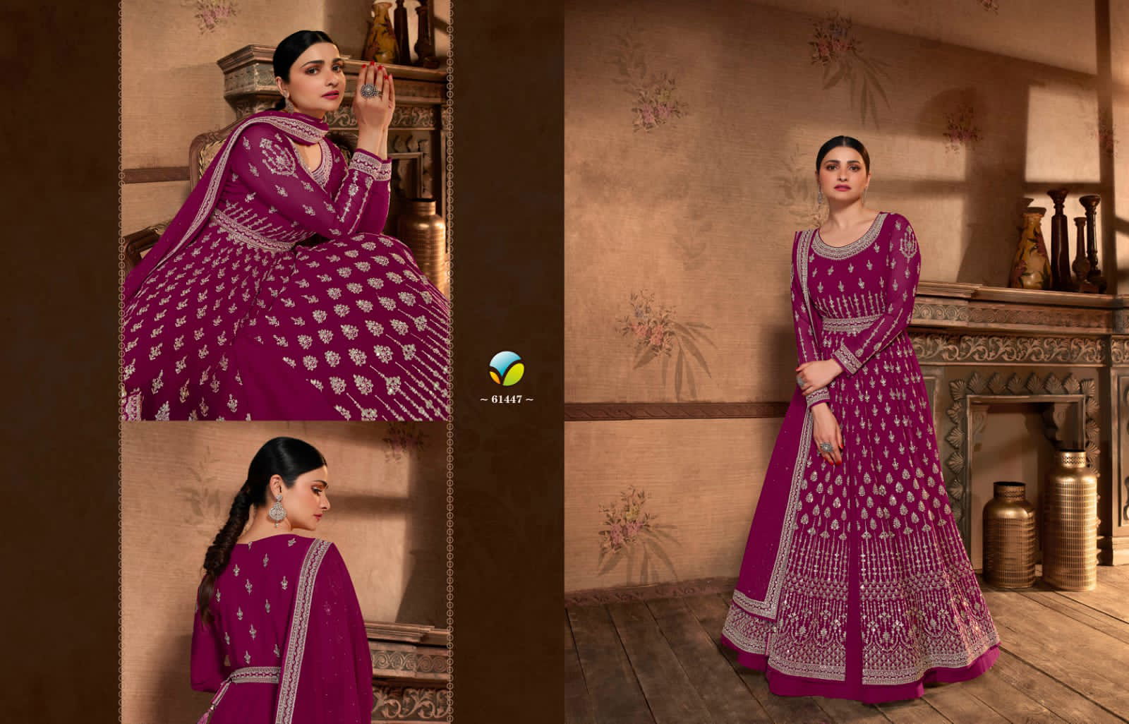 Vinay Kasheesh Pakeeza Heavy Wedding Wear Fancy Georgette Salwar Kameez Collection